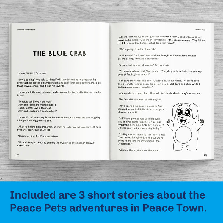 DIGITAL DOWNLOAD - The Peace Pets Workbook