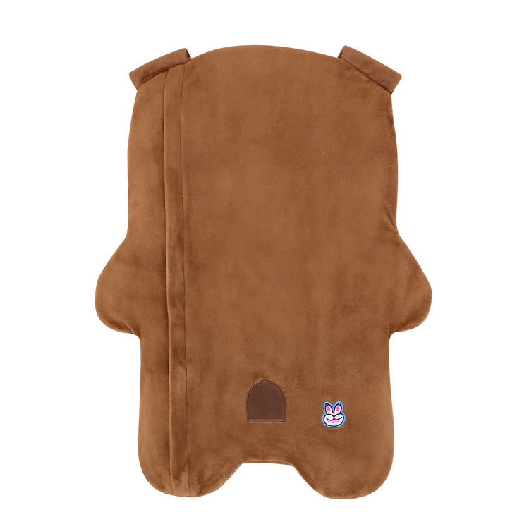 5lb Bayo - Brown Dog Weighted Lap Pad Animal Back